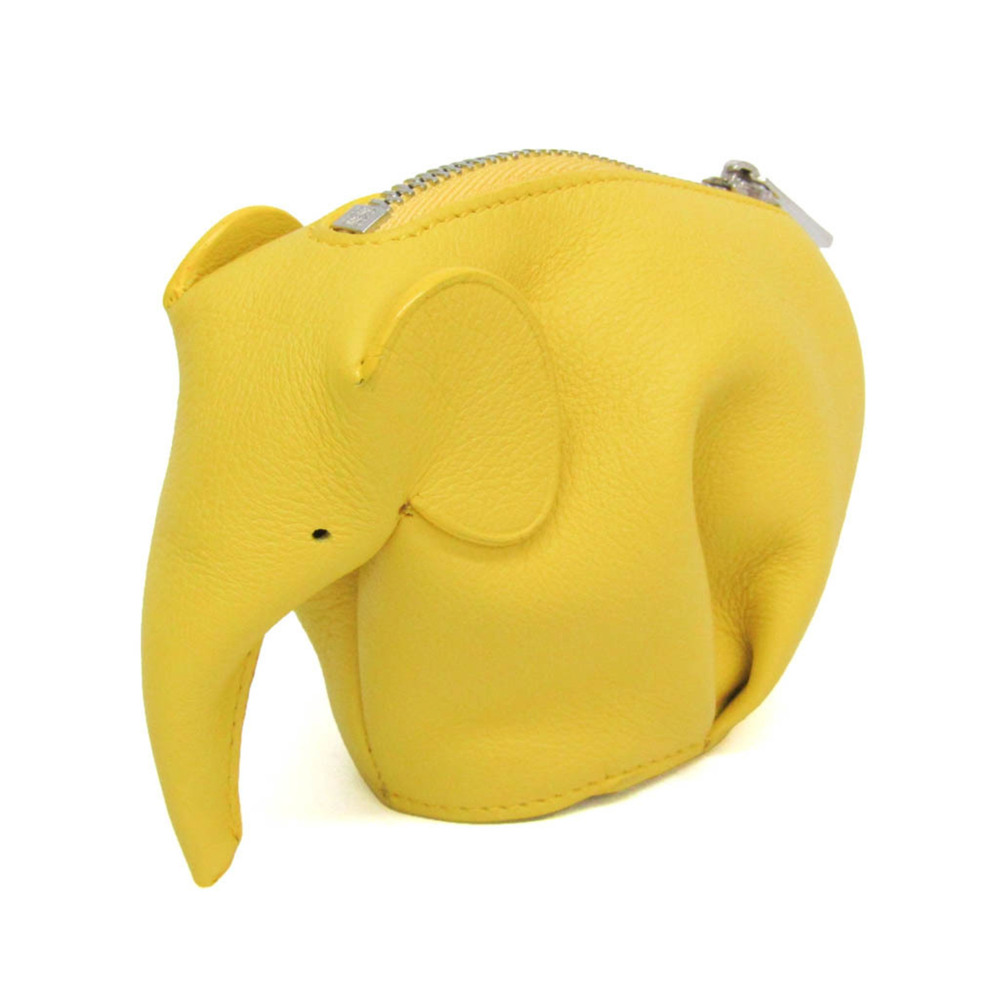 Loewe Elephant Coin Purse Men,Women Leather Coin Purse/coin Case Yellow